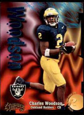 Charles Woodson #250 Football Cards 1998 Skybox Thunder