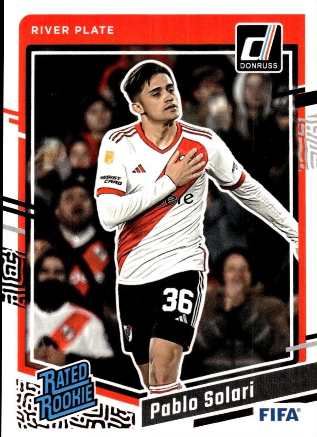 Pablo Solari #192 Soccer Cards 2023 Panini Donruss