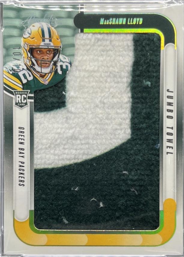 MarShawn Lloyd #JJN-MLD Football Cards 2024 Panini Absolute Jumbo Jersey Number