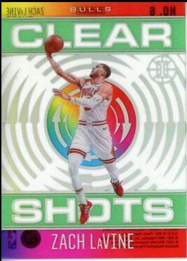 Zach LaVine #6 Basketball Cards 2020 Panini Illusions Clear Shots