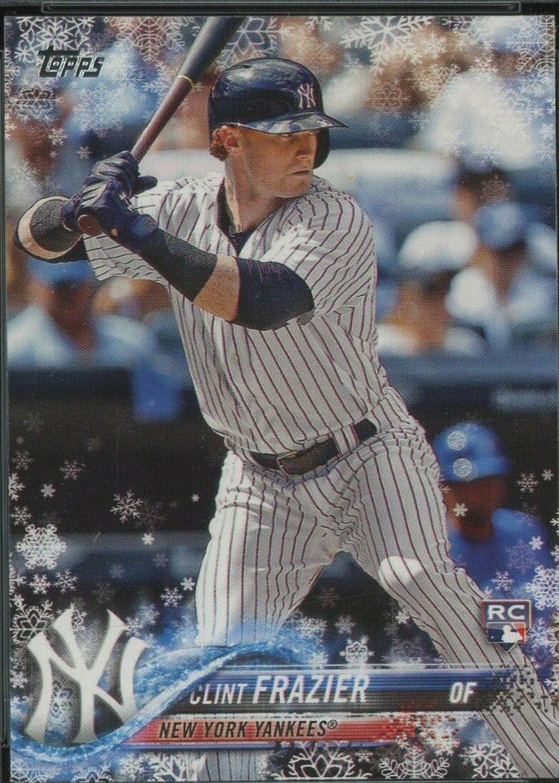 Clint Frazier #38 Baseball Cards 2018 Topps Holiday Mega Box