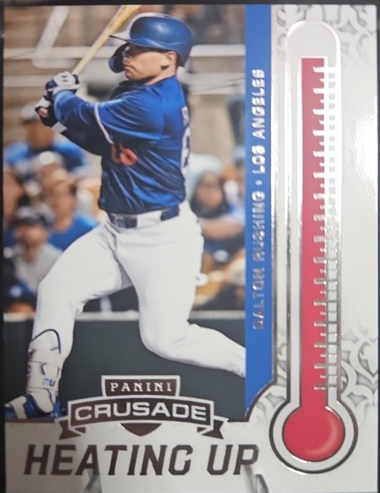 Dalton Rushing #13 2025 Panini Crusade Baseball Heating Up