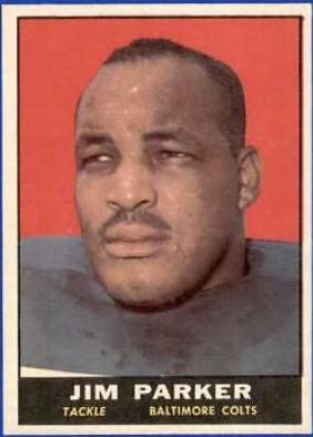 Jim Parker #6 Football Cards 1961 Topps