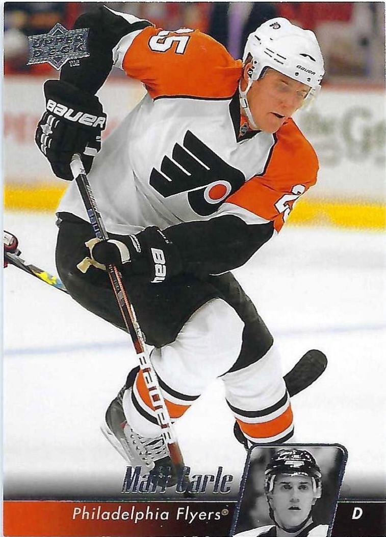 Matt Carle #60 Hockey Cards 2010 Upper Deck