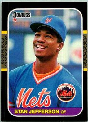 Stan Jefferson #642 Baseball Cards 1987 Donruss