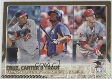 Carter, Trout, Cruz [Gold] #285