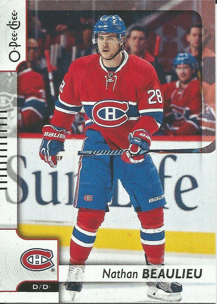 Nathan Beaulieu #306 2017 O Pee Chee Hockey