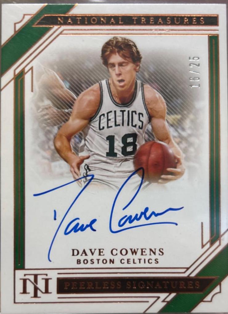 Dave Cowens #PE-DCW Basketball Cards 2020 Panini National Treasures Peerless Signatures