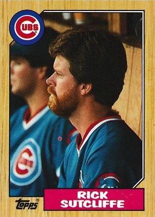 Rick Sutcliffe #142 Baseball Cards 1987 Topps