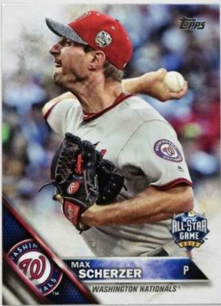 Max Scherzer #US19 2016 Topps Update Baseball