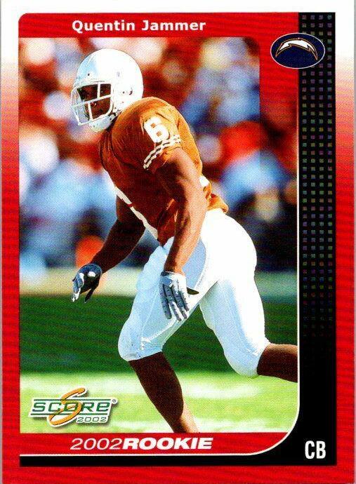 Quentin Jammer #318 Football Cards 2002 Panini Score