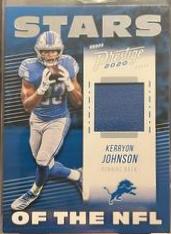 Kerryon Johnson #SN-KJ Football Cards 2020 Panini Prestige Stars of the NFL Jerseys