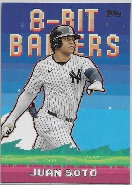 Juan Soto #8B-21 Baseball Cards 2025 Topps Celebration Mega Box 8-Bit Baller