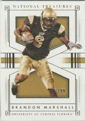 Brandon Marshall #17 2016 Panini National Treasures Collegiate Football