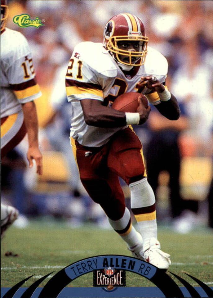 Terry Allen #27 Football Cards 1996 Classic NFL Experience