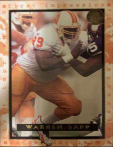Warren Sapp #186 1996 Ultra Football
