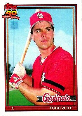 Todd Zeile #616 Baseball Cards 1991 Topps
