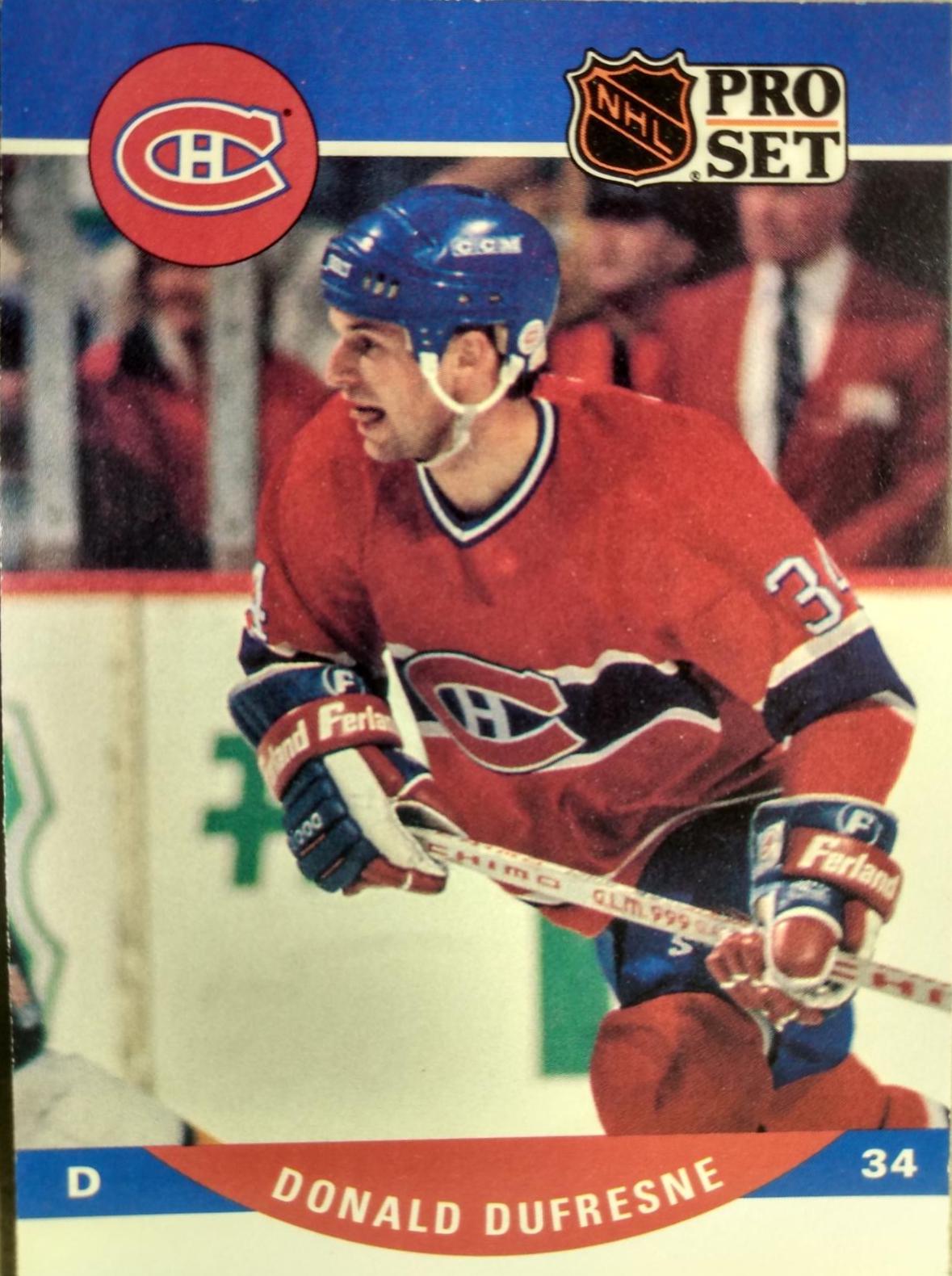 Donald Dufresne #469 Hockey Cards 1990 Pro Set