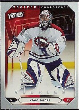 Yann Danis #260 Hockey Cards 2005 Upper Deck Victory