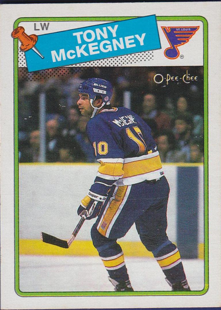 Tony McKegney #4 Hockey Cards 1988 O-Pee-Chee
