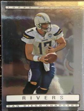 Philip Rivers #5 Football Cards 2009 Topps Platinum