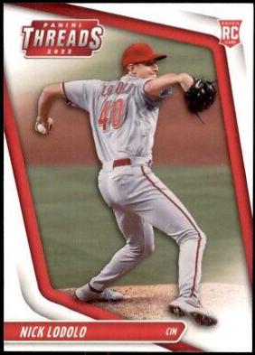 Nick Lodolo #16 Baseball Cards 2022 Panini Chronicles Threads