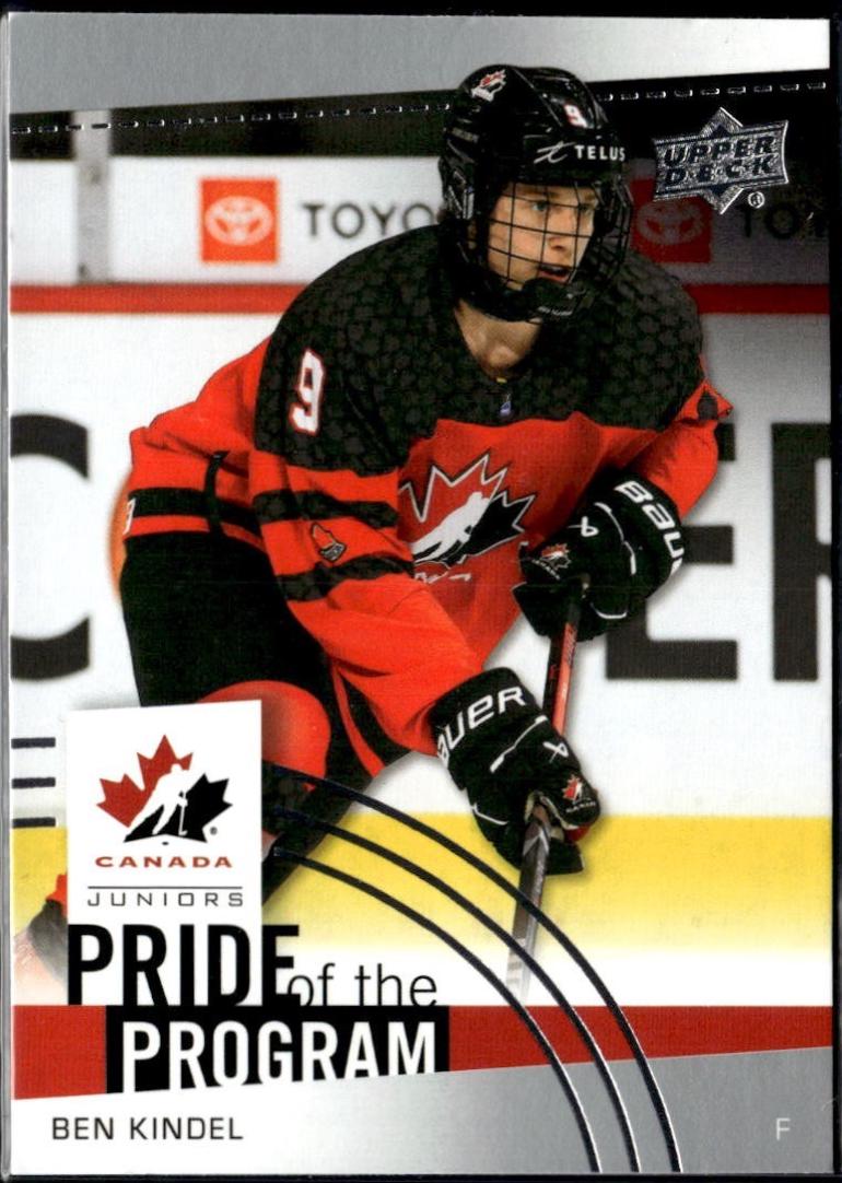 Ben Kindel #81 2025 Upper Deck Team Canada Juniors Hockey