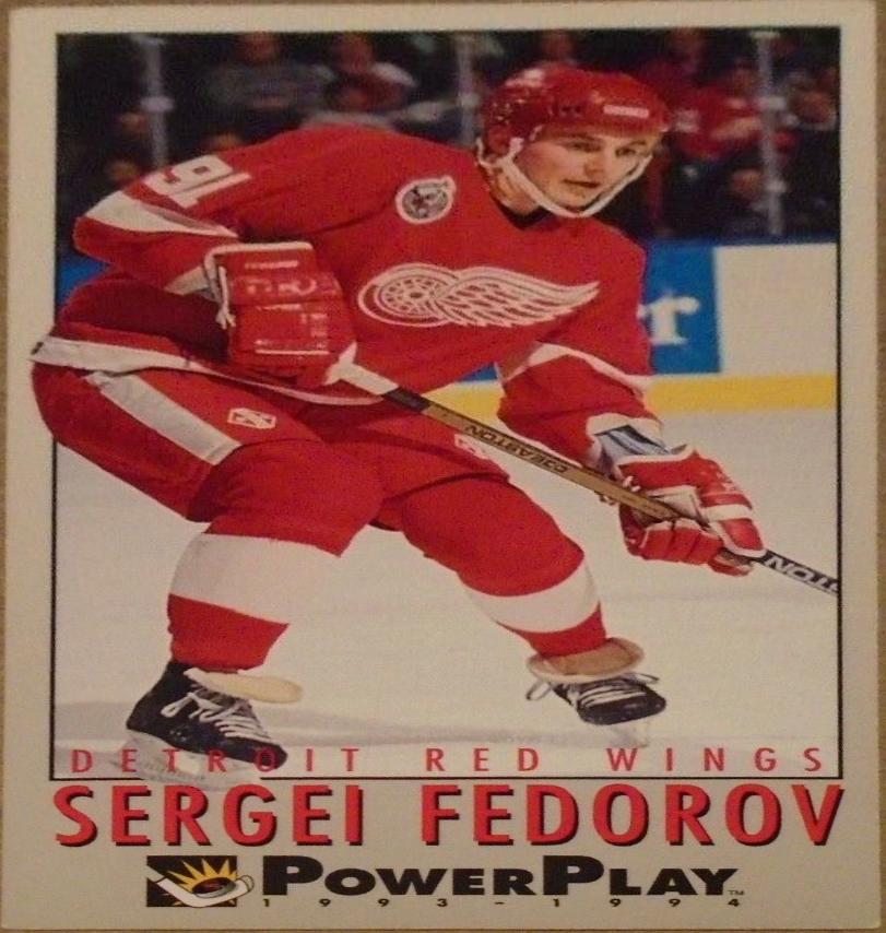 Sergei Fedorov #72 Hockey Cards 1993 Fleer Power Play