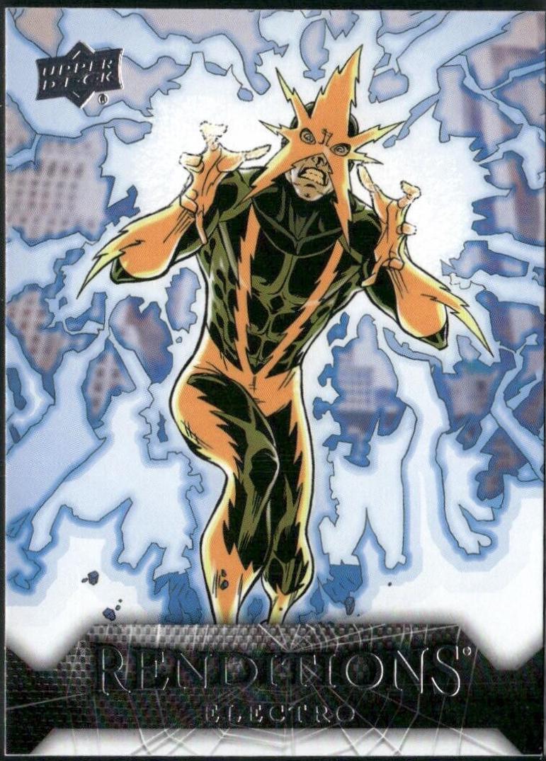 Electro #6 Marvel 2024 Upper Deck Spider-Man Renditions