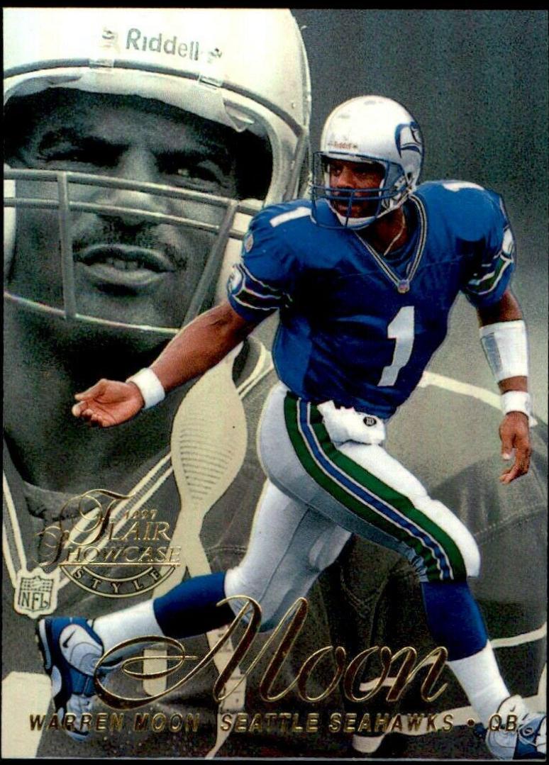 Warren Moon #101 1997 Flair Showcase Football