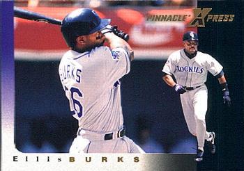 Ellis Burks #20 Baseball Cards 1997 Pinnacle X Press