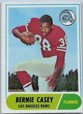 Bernie Casey #28 Football Cards 1968 Topps