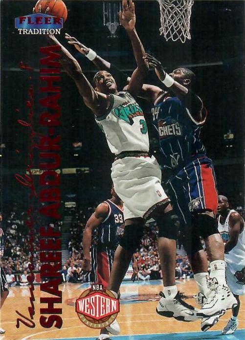 Shareef Abdur-Rahim #39 Basketball Cards 1999 Fleer Tradition