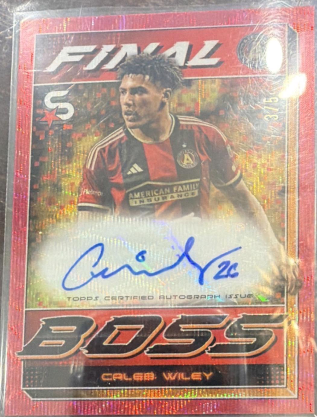 Caleb Wiley [Red Wave Refractor] #FBA-CW