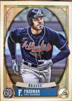 Freddie Freeman #1 Baseball Cards 2021 Topps Gypsy Queen