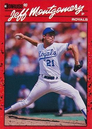 Jeff Montgomery #380 Baseball Cards 1990 Donruss