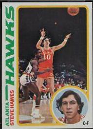 Steve Hawes #21 Basketball Cards 1978 Topps