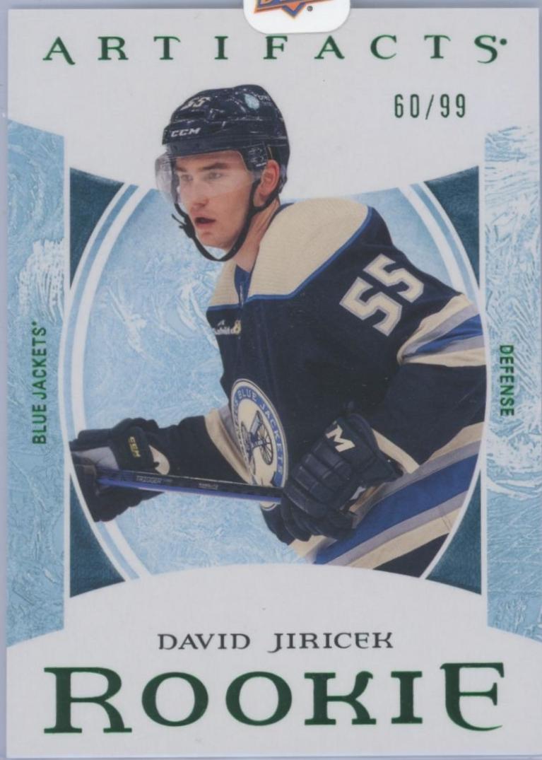 David Jiricek #209 2022 Upper Deck Artifacts Hockey