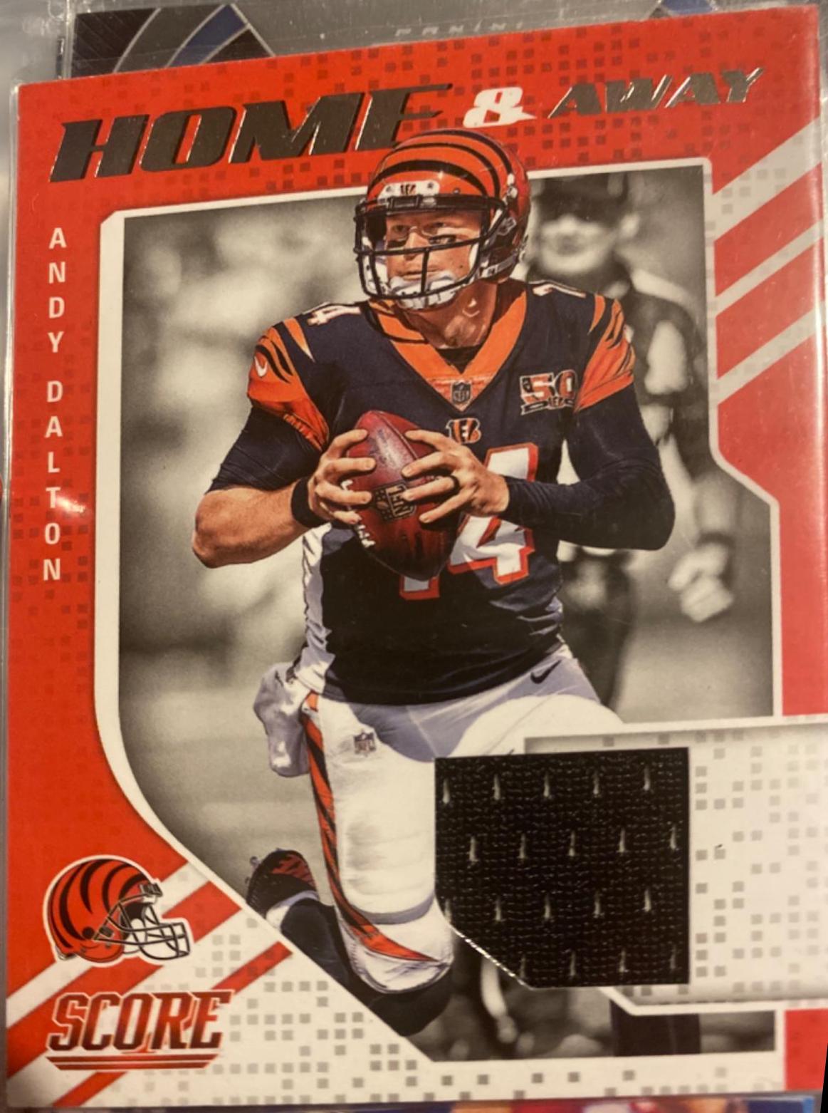Andy Dalton #13 Football Cards 2018 Score Home and Away