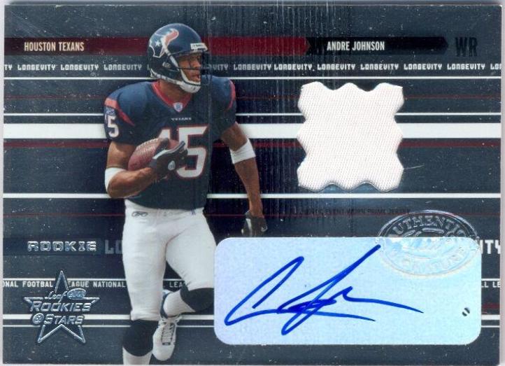 Andre Johnson #266 2003 Leaf Rookies & Stars Football