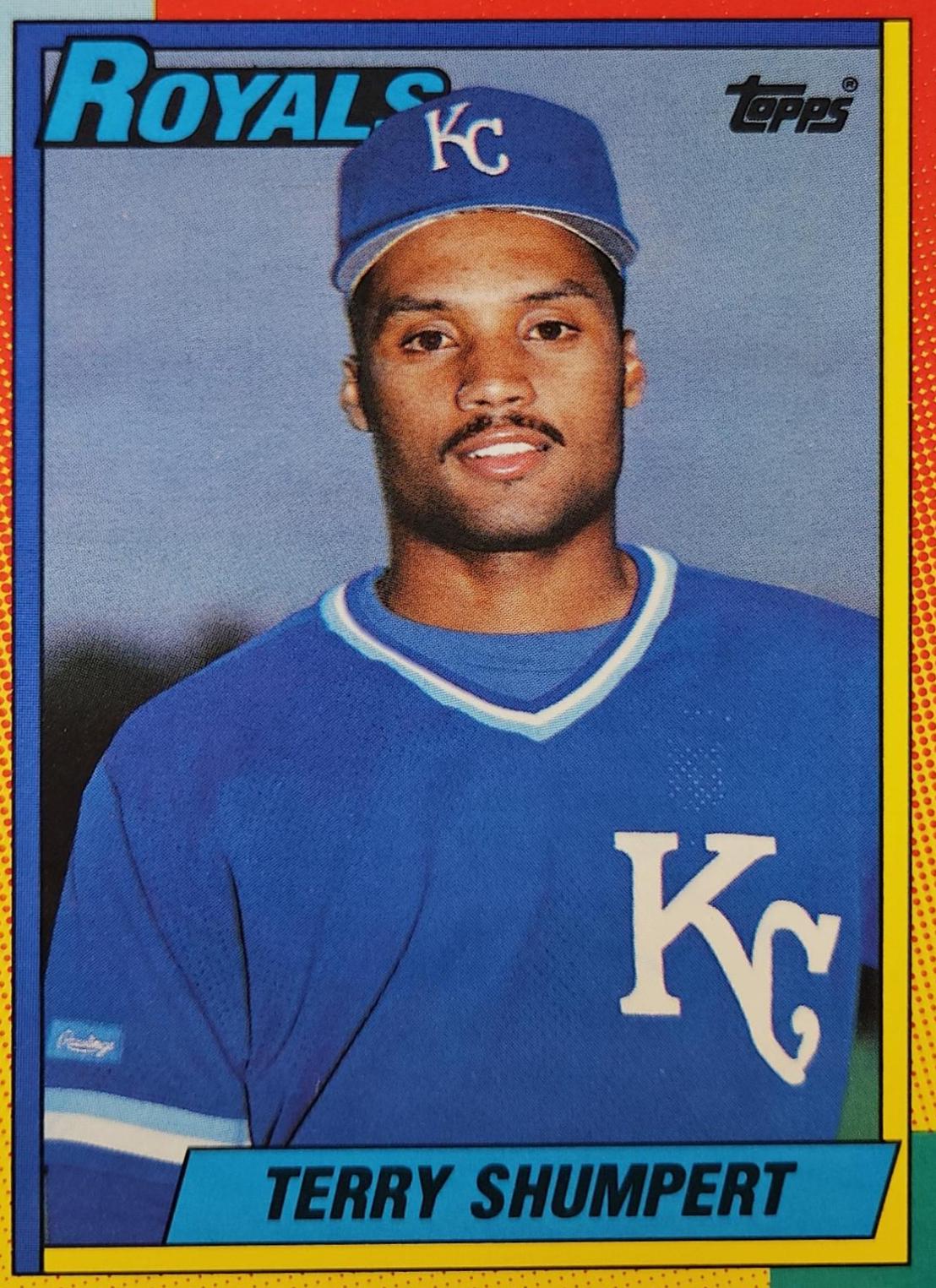 Terry Shumpert #114T Baseball Cards 1990 Topps Traded Tiffany