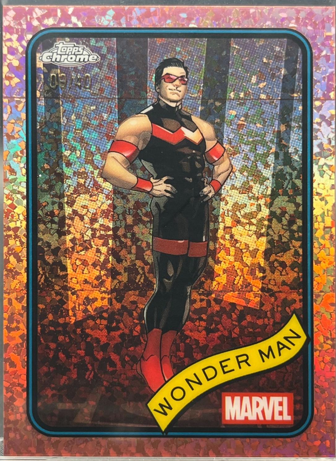 Wonder Man Rose Gold Mini Diamonds Refractor