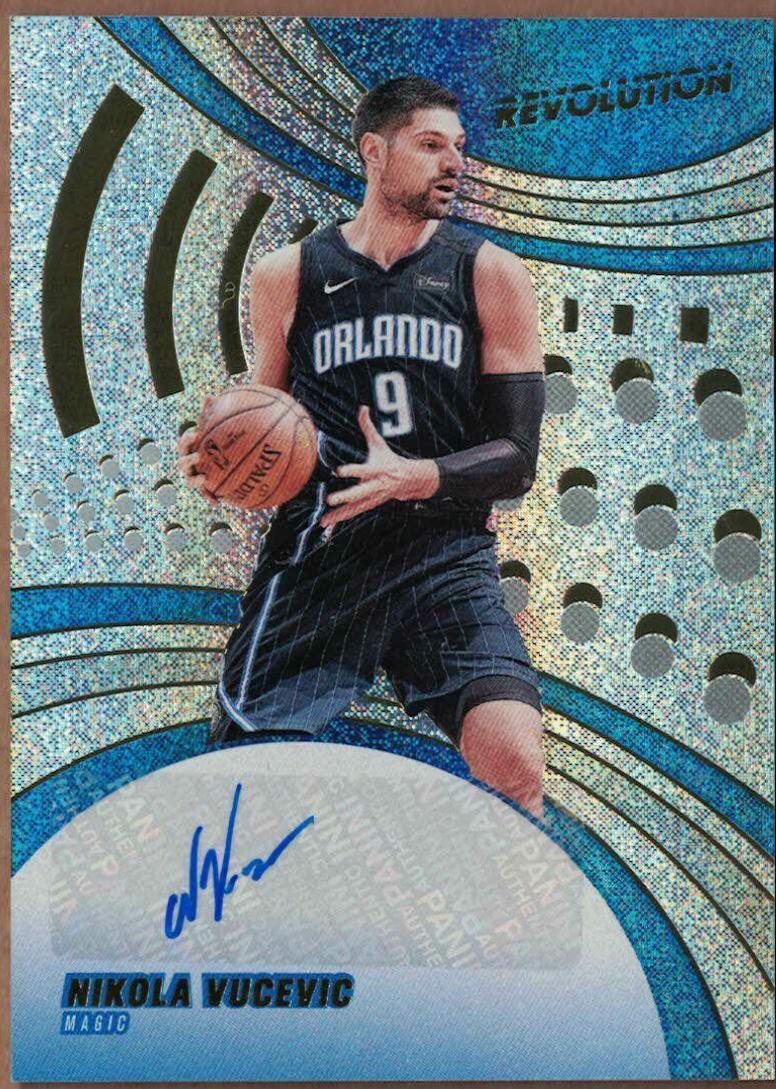Nikola Vucevic Basketball Cards 2020 Panini Revolution Autographs