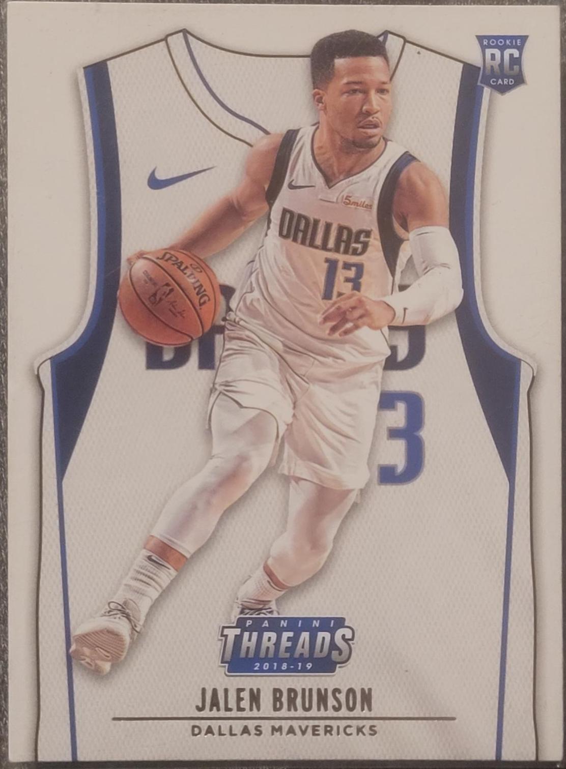 Jalen Brunson #124 Basketball Cards 2018 Panini Threads