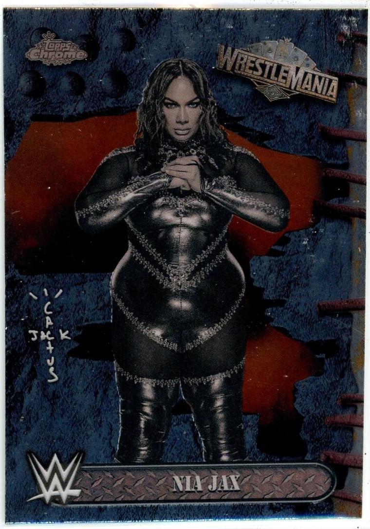Nia Jax #13 Wrestling Cards 2025 Topps Chrome WWE Cactus Jack