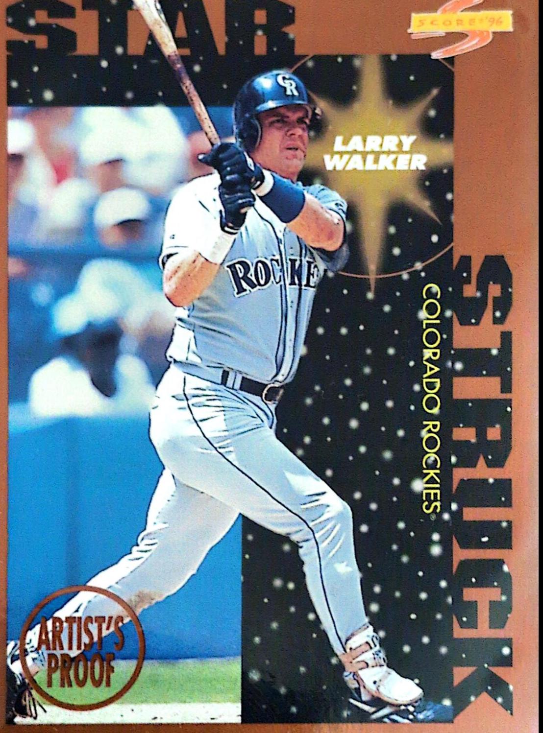 Larry Walker #99 1996 Score Dugout Collection Baseball