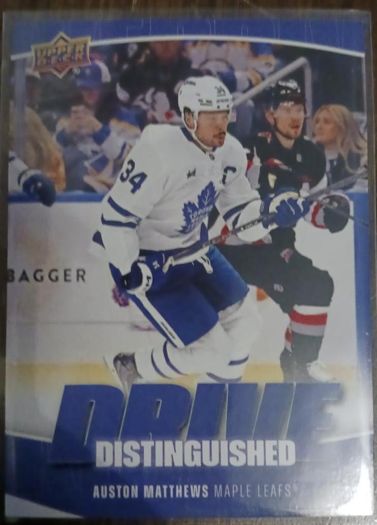 Auston Matthews #DD-1 2025 Upper Deck Fall Expo Distinguished Drive Hockey