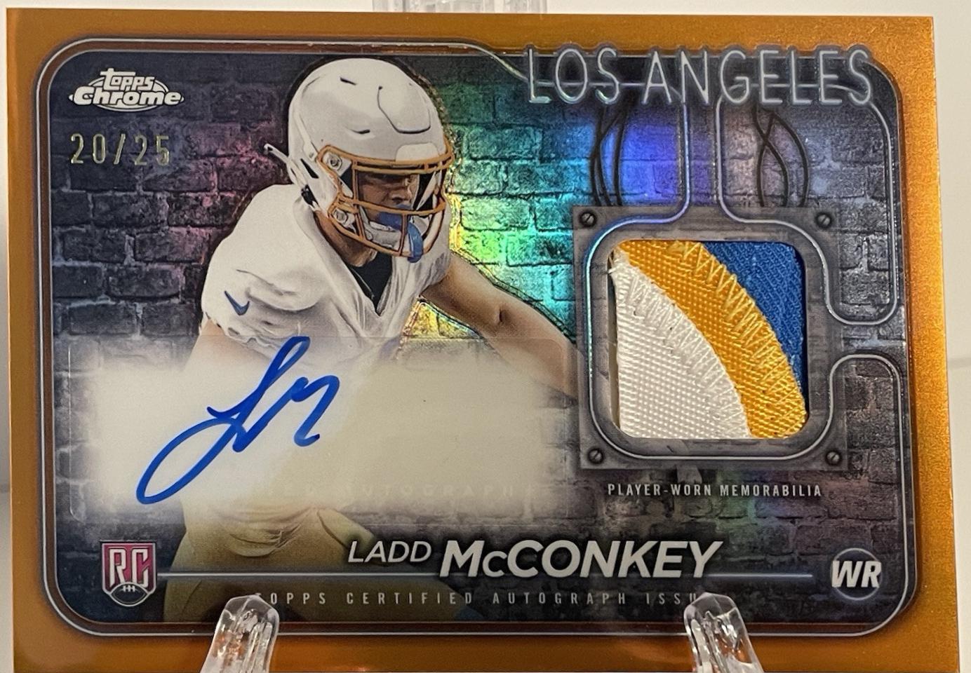 Ladd McConkey [Orange] #CPA-LM