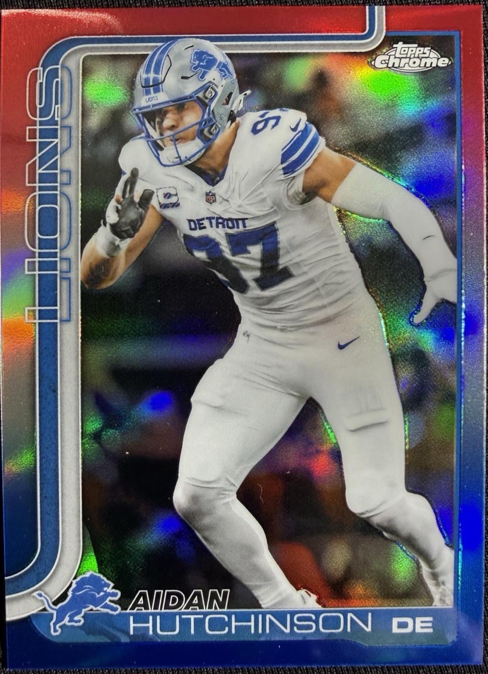 Aidan Hutchinson [Red White Blue Refractor] #104