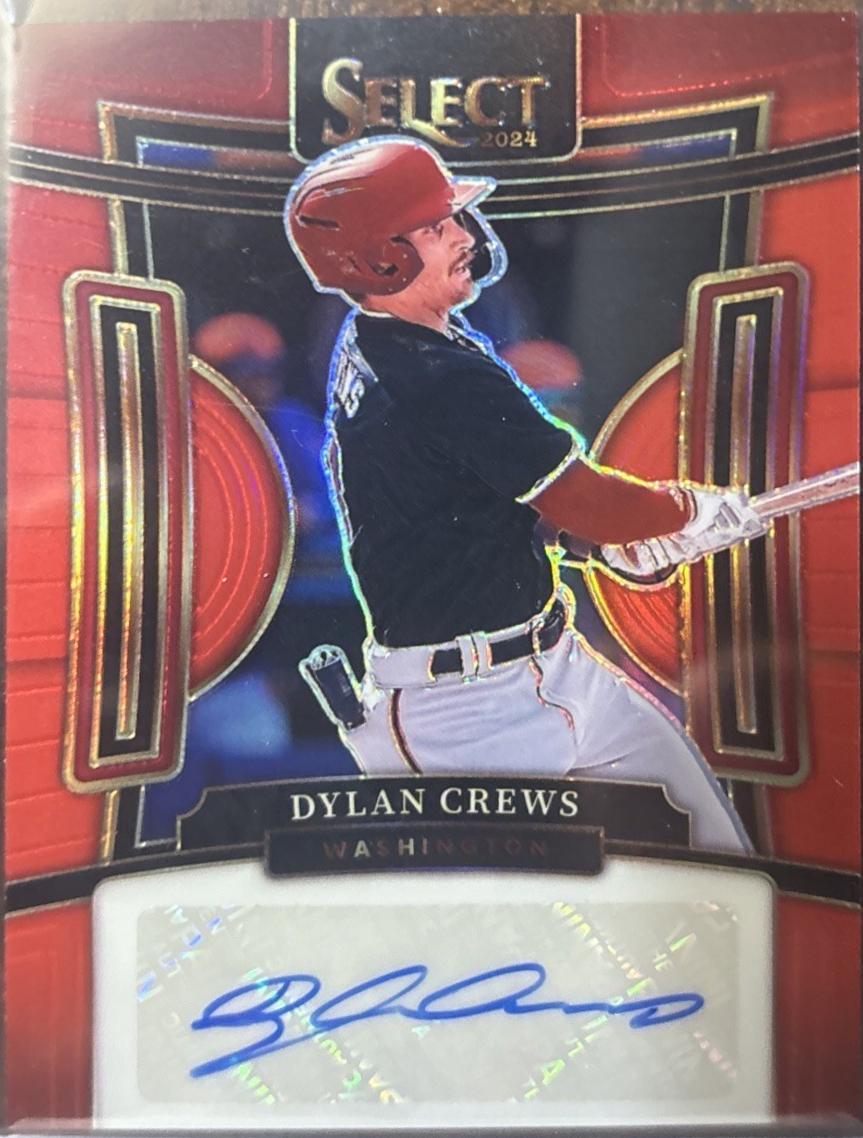 Dylan Crews #SIG-DC Baseball Cards 2024 Panini Select Signature